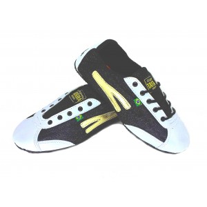 Slim Sneakers "Salsa" with Gold lines