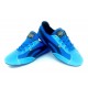 Slim Sneakers Turquoise / Navy Blue lines