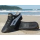Slim Sneakers Black with Silver lines