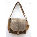 Shoulder bag in truck's canvas by TAYGRA with flap