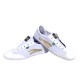 Slim Sneaker White & Gold 