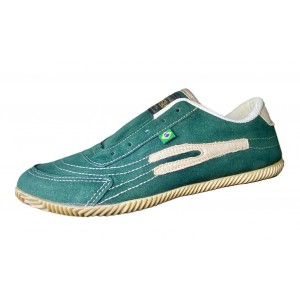 Baskets Linhas Vert Fonc&eacute;