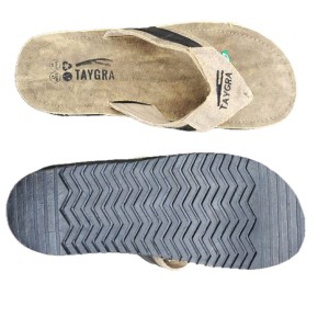 Tong TAYGRA en toile de camion et pneu recyclés