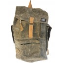 Big backpack with 2 compartments, with truck's cover canvas