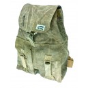 Backpack made out of recicled truck´s cover canvas